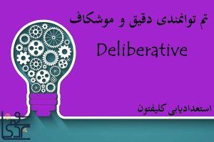 تم توانمندی دقیق و موشکاف (Deliberative)